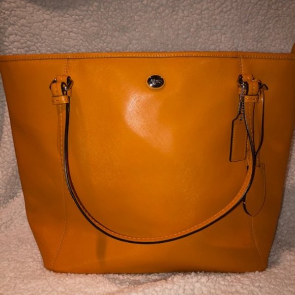 Coach Handbags - Bright Orange Coach Tote - Spring into Fall!